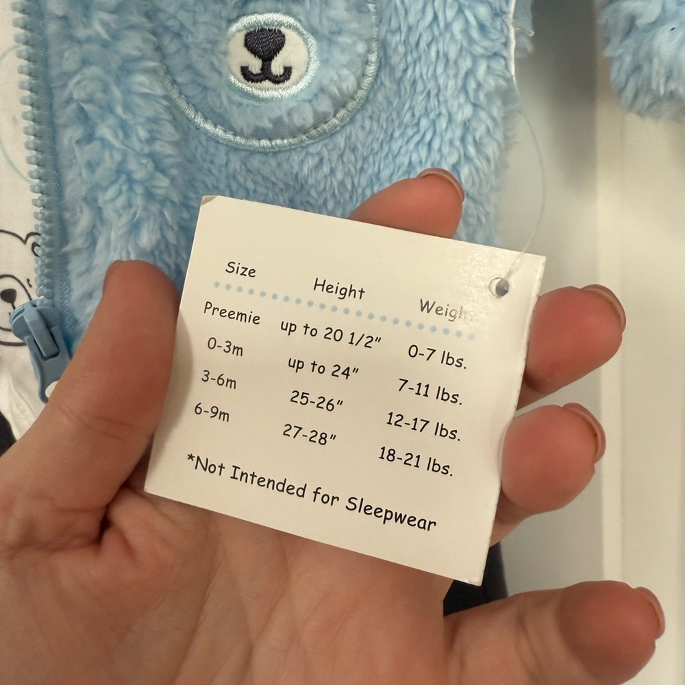 Tattle Tails Blue Bear Jacket and Onesie Set - Picture 5 of 7
